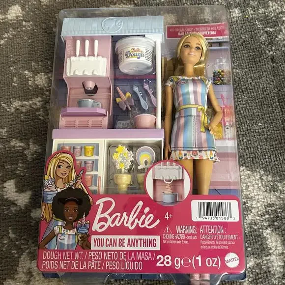 Mattel | Toys | Mattel Barbie You Can Be Anything Ice Cream Shop Playset  New | Poshmark
